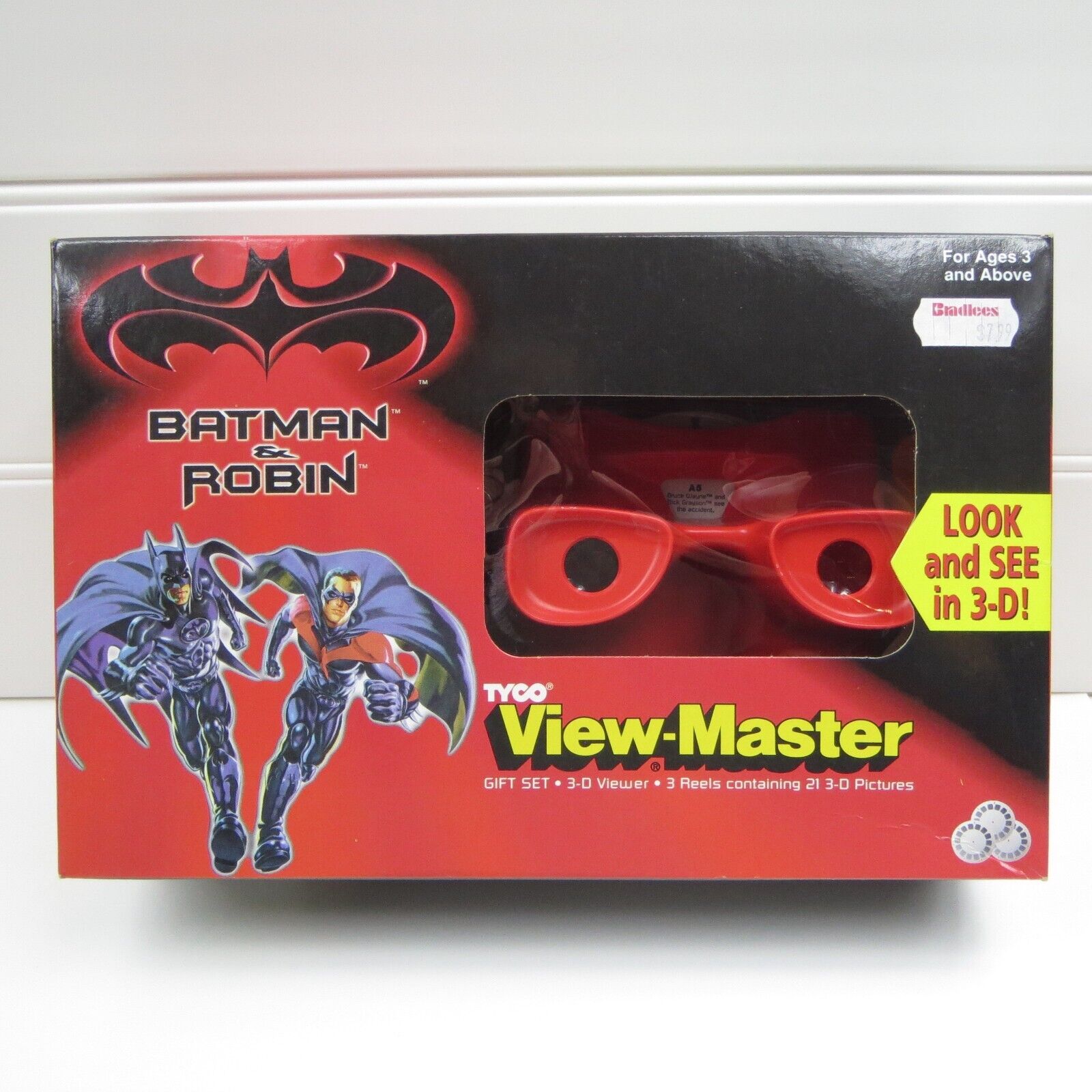 BATMAN & ROBIN - VINTAGE 1997 TYCO VIEWMASTER 3D GIFT SET - SEALED