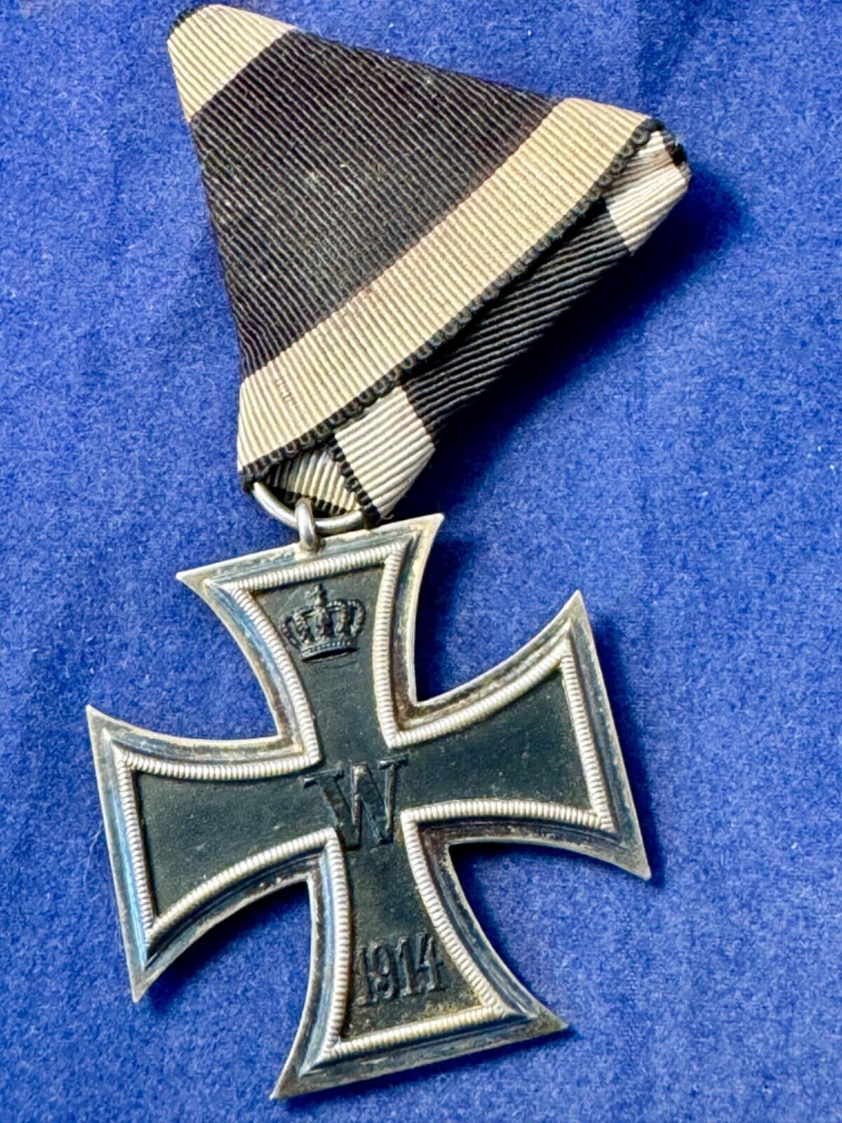 Original WWI German Imperial Iron Cross Second Class Austrian Mount