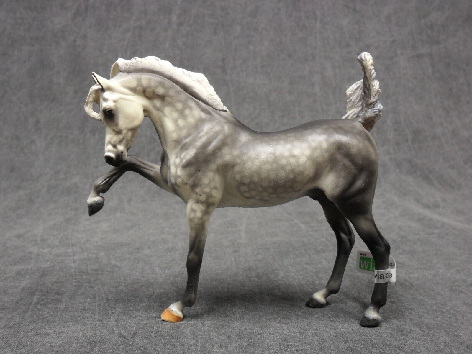 WIA NEW * Grey Sharif Arabian * Brigitte Eberl 1:18 Scale Model Horse