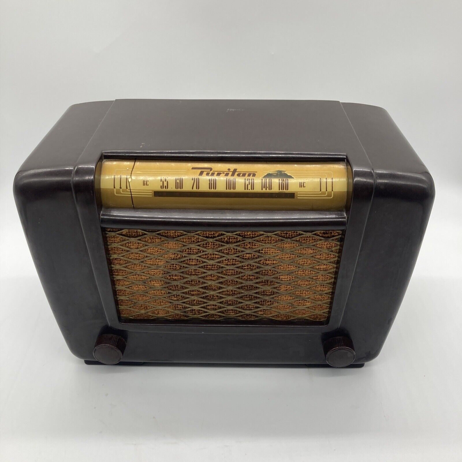 VINTAGE RARE Puritan Radio Model 502 Pure Oil Gas Station Radio 1940’s