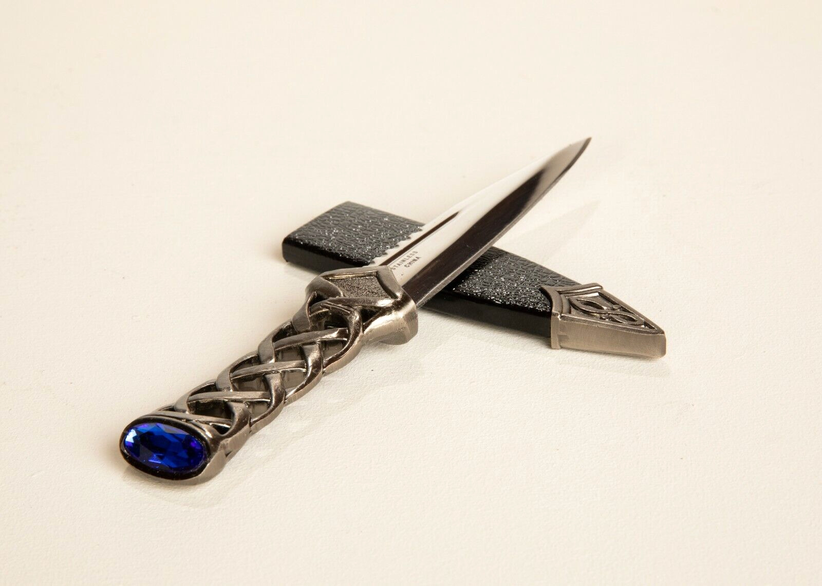 Celtic Knot \'Jeweled\' Athame Wiccan Pagan Ceremonial Knife 7.25\