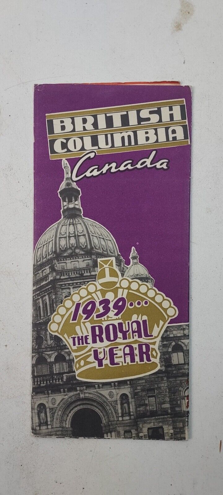1939 British Columbia Canada The Royal Year brochure