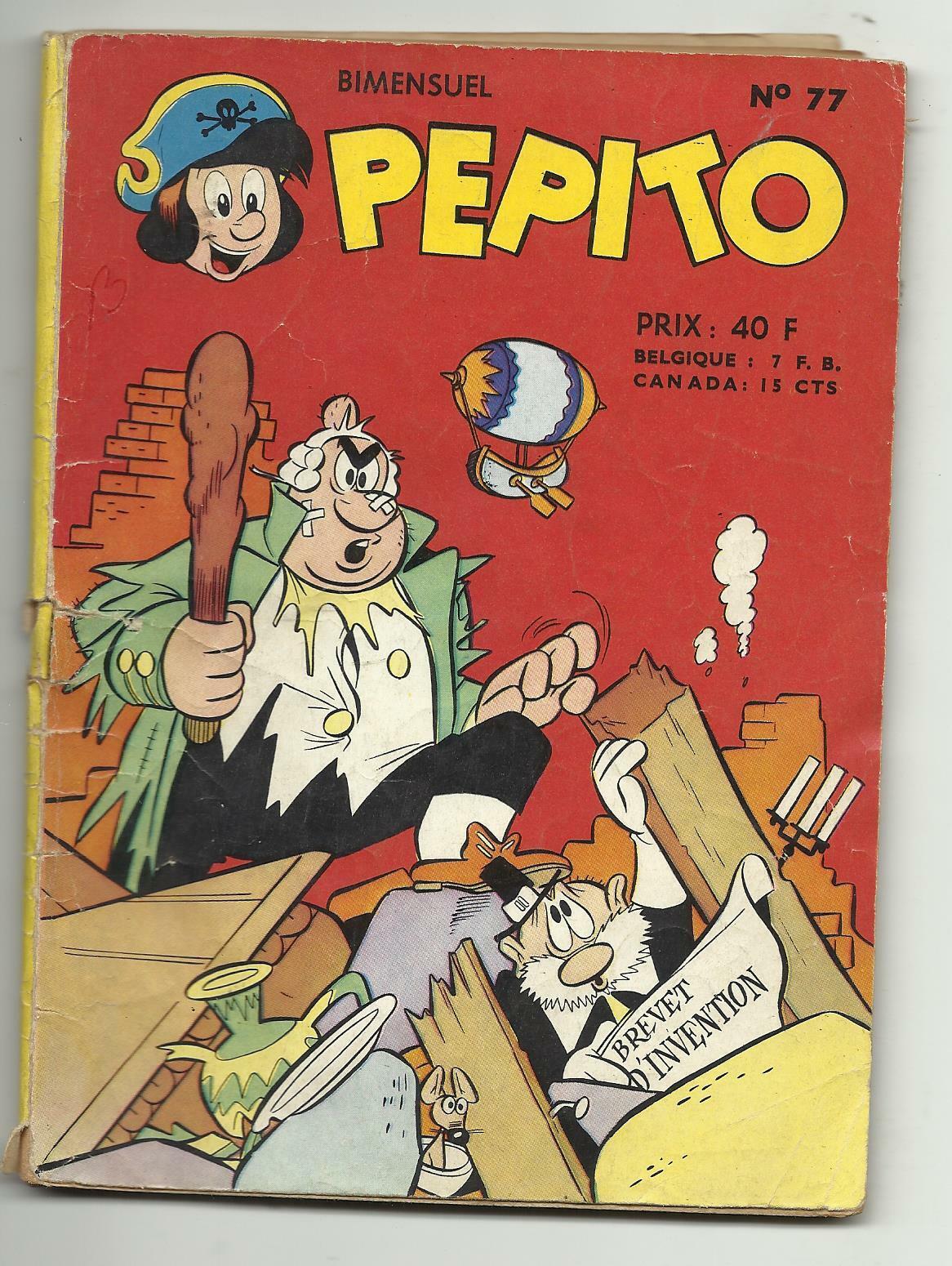 Pepito Digest #77 - French comic - Baldo - Mantounet & more - GD 2.0 