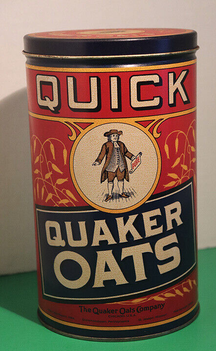 Quick Quaker Oats Tin. 1991