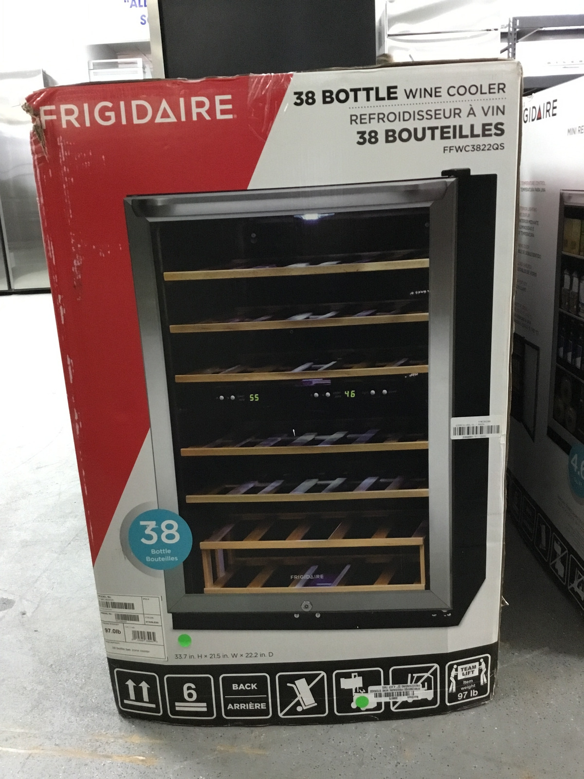 Frigidaire - Wine Cooler (Refrigerator) - FFWC3822QS