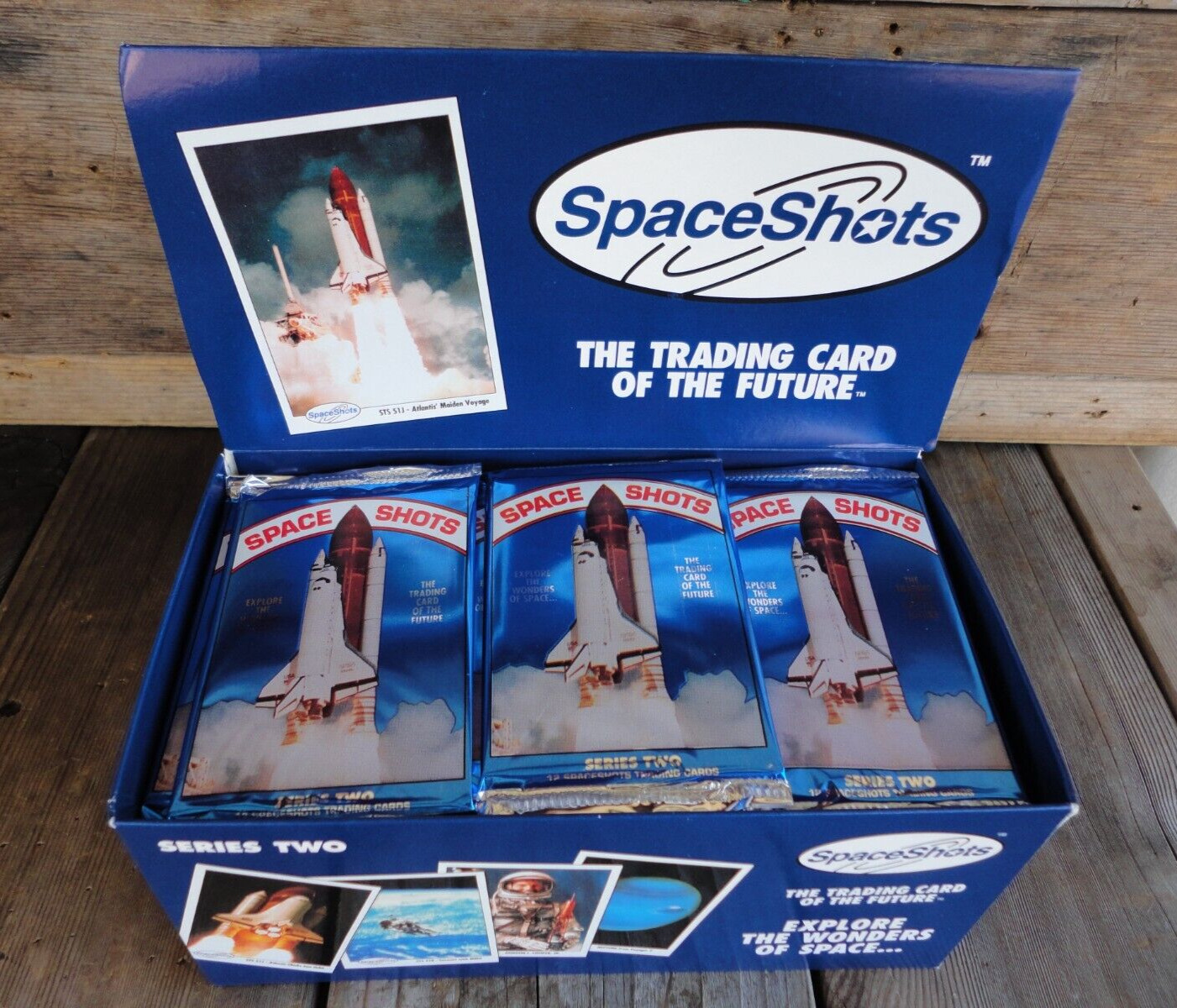 1991 SPACE SHOTS - Series 2 NASA Trading Cards Sets NOS Sealed Never Opened.