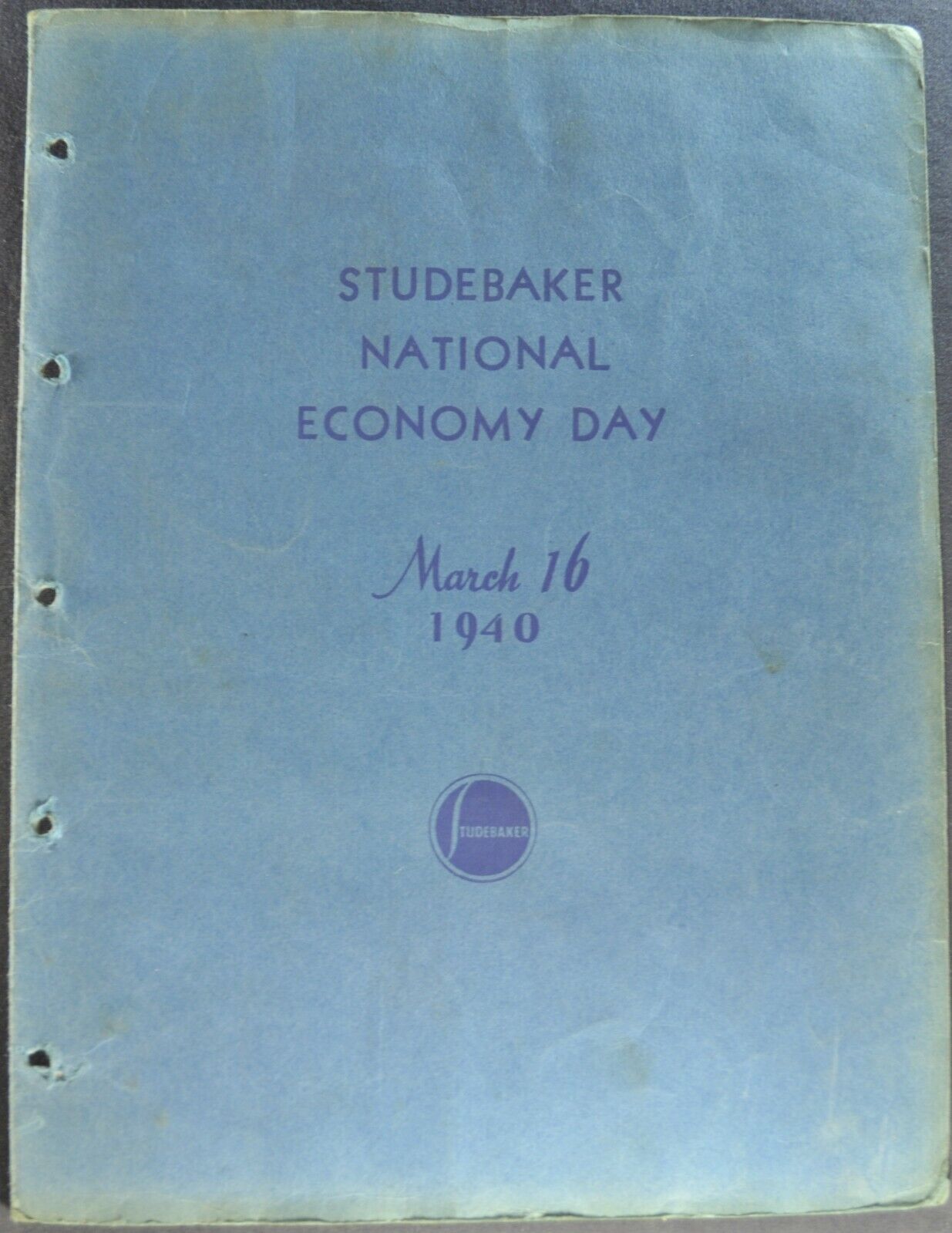 1940 Studebaker Economy Day Run Notarized Certification Champion Nice Original