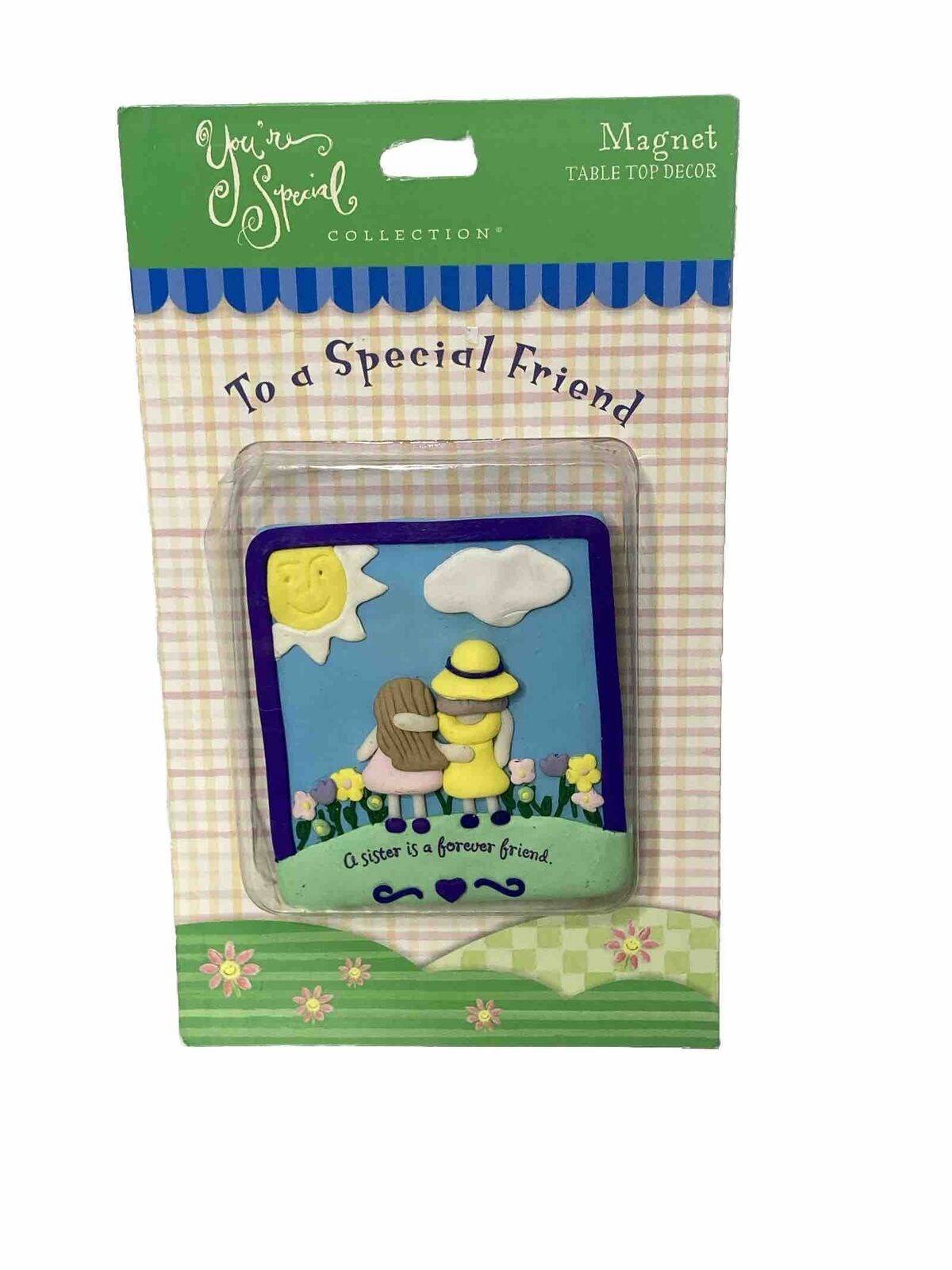 Magnet Hallmark Vtg 99 You’re Special SEALED A Sister is a forever friend GIFT