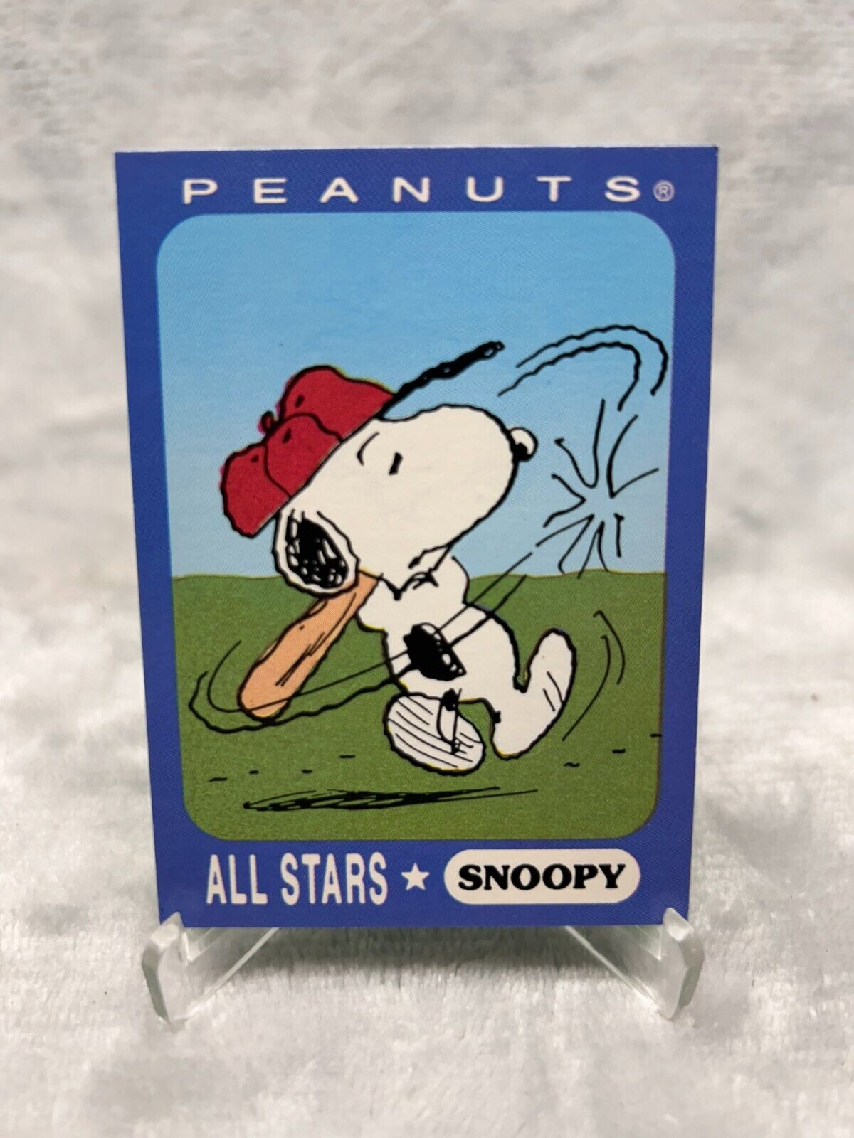 RARE 1950 Ziploc Peanuts All-Stars Snoopy #1 Rookie of the Year