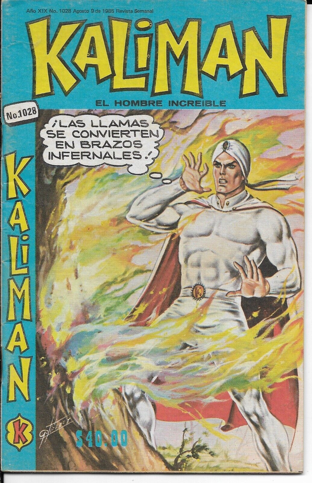 Kaliman El Hombre Increíble #1028 - Agosto 9, 1985 - Mexico
