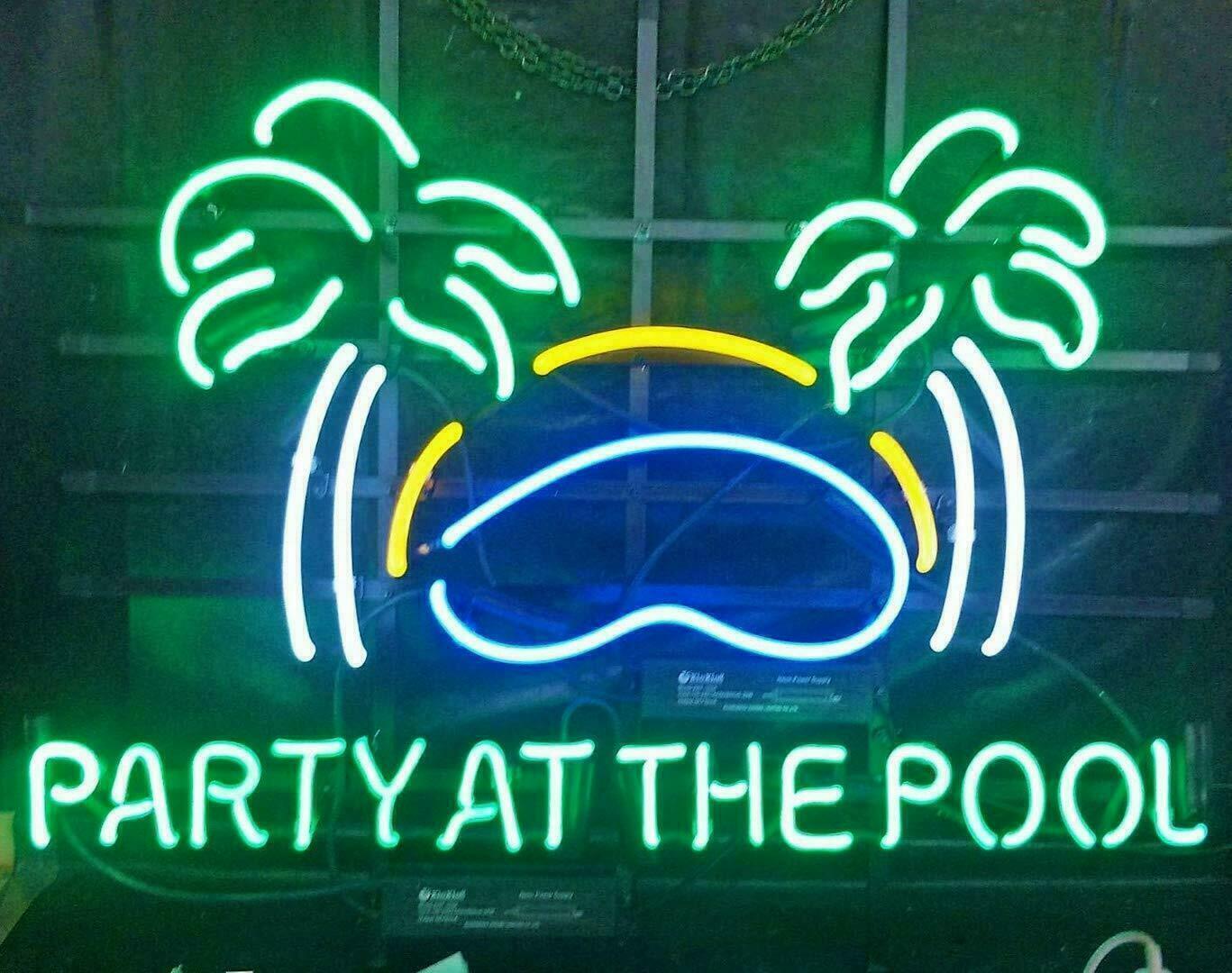 Party At The Pool Happy Hour Palm Tree 20\