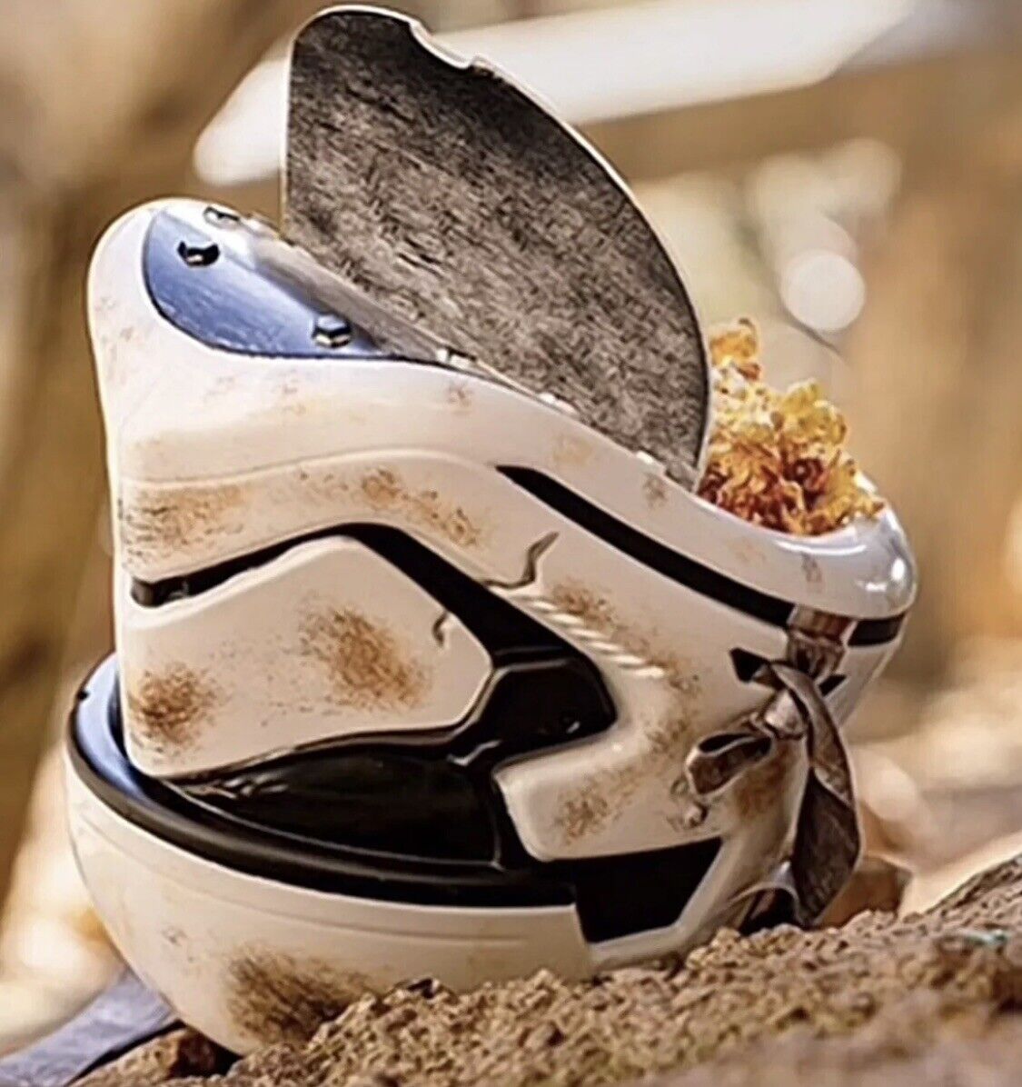 2024 Disney Parks Star Wars Salvaged Stormtrooper Helmet Popcorn Bucket NEW