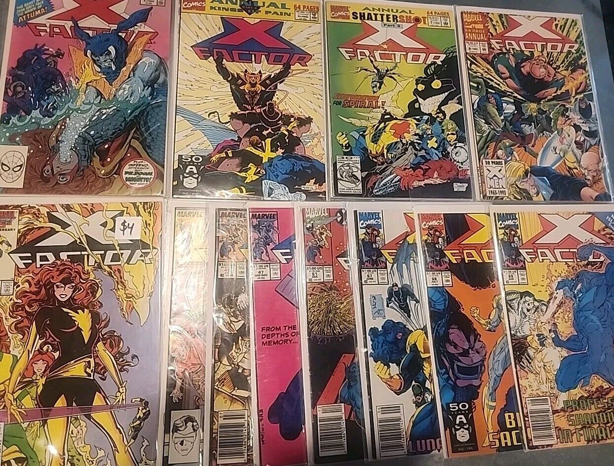 Lot Of 12  X Factor Comics. Marvel Keys 🔑  Newstands & Annuals Bagged & Boarded