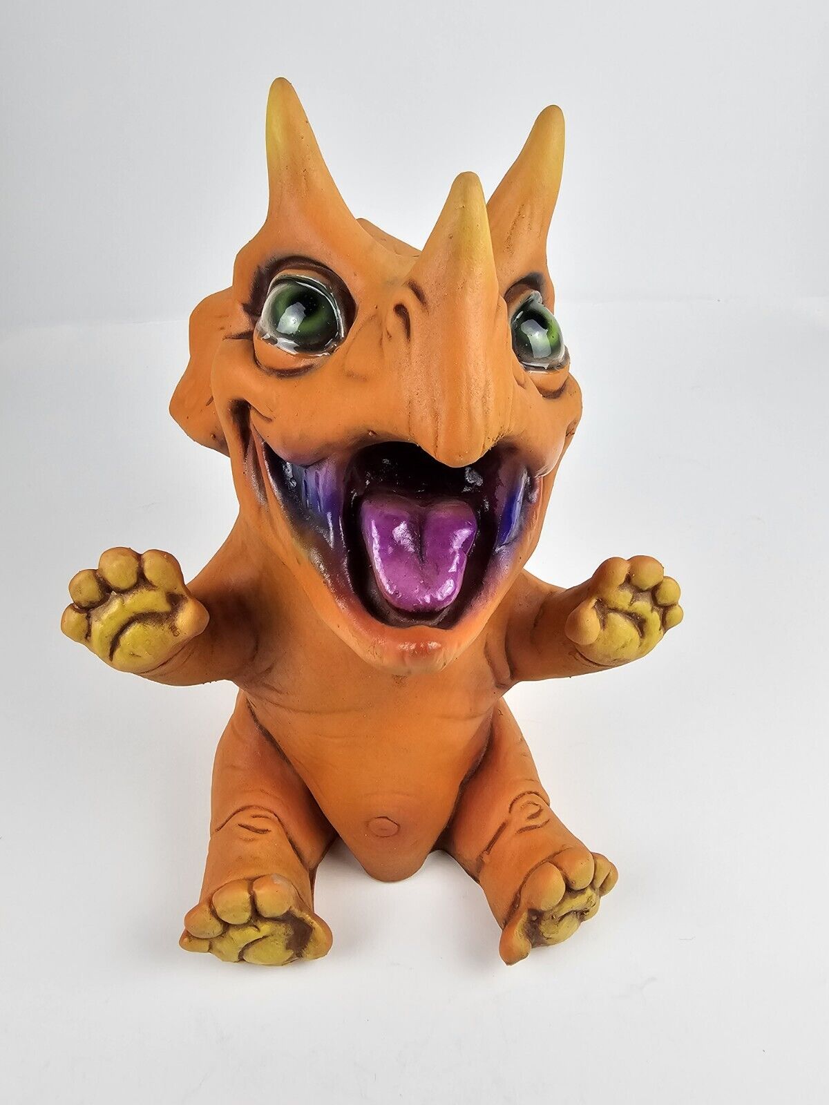 Distortions Unlimited Popsicle Monster Triceratops Dinosaur Latex Halloween Prop