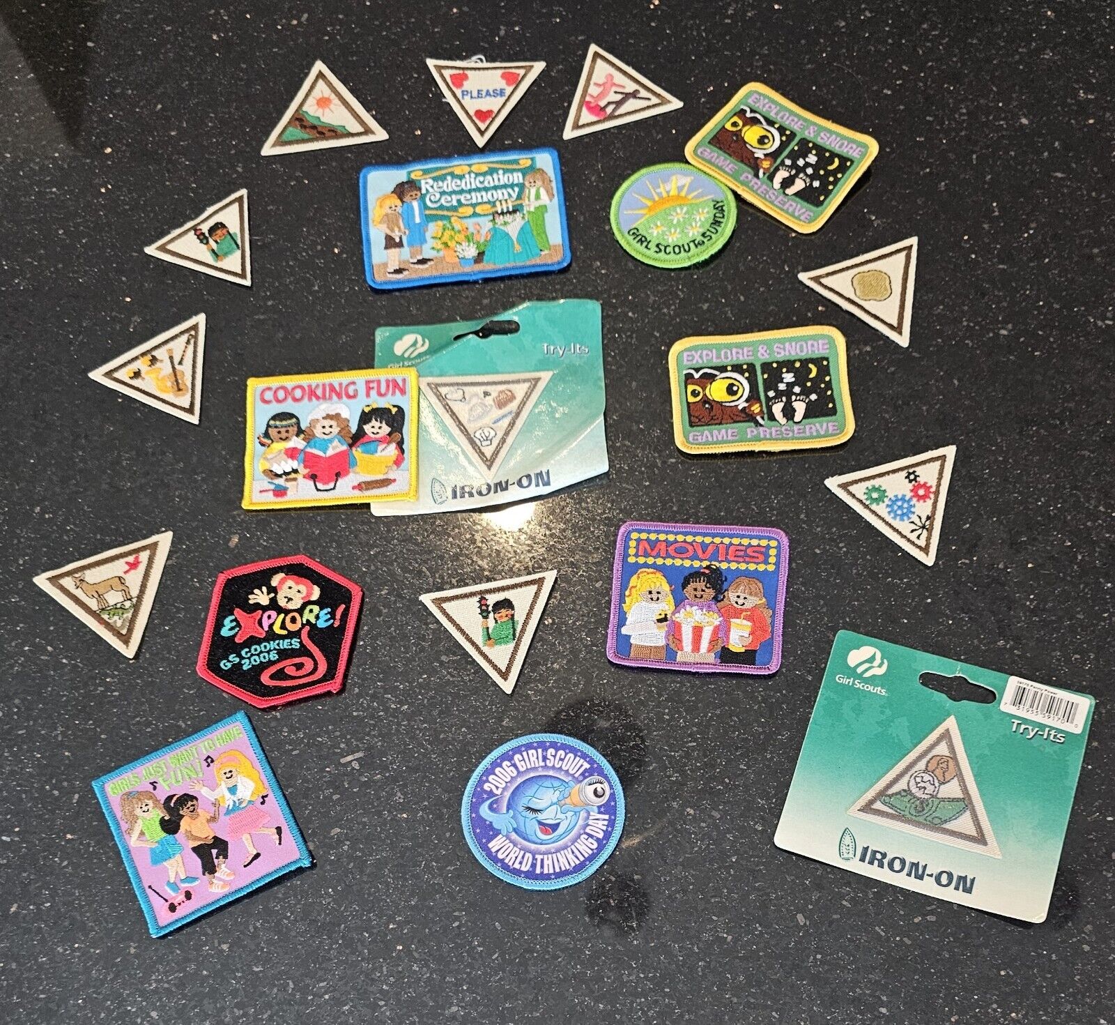Girl Scouts Scout Patches HUGE LOT HTF