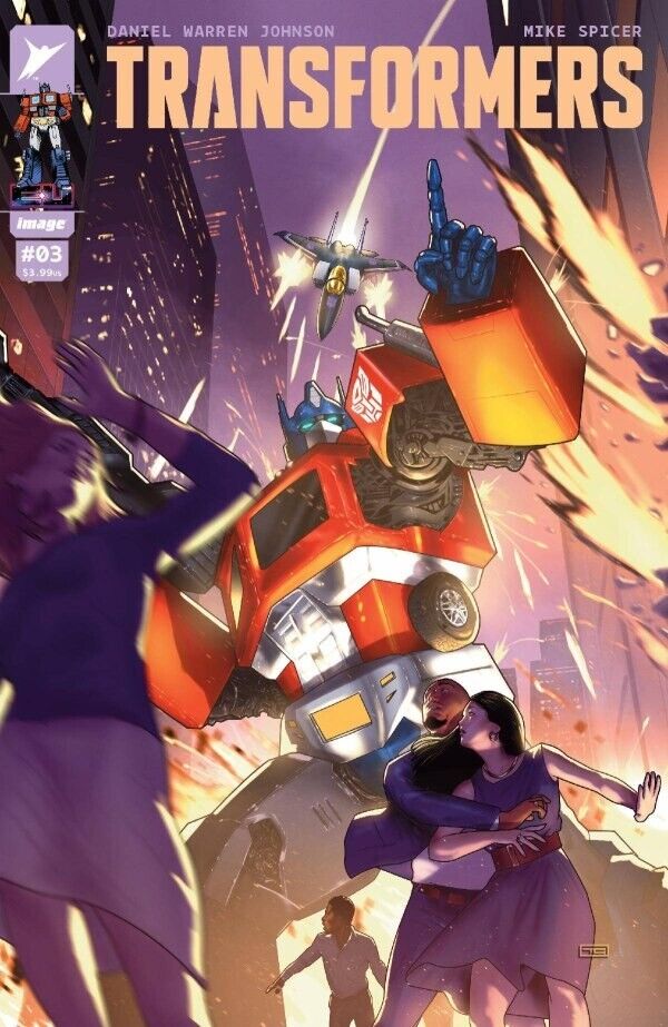 Transformers #3 Cover B Clarke Image Comics 2023 NM+