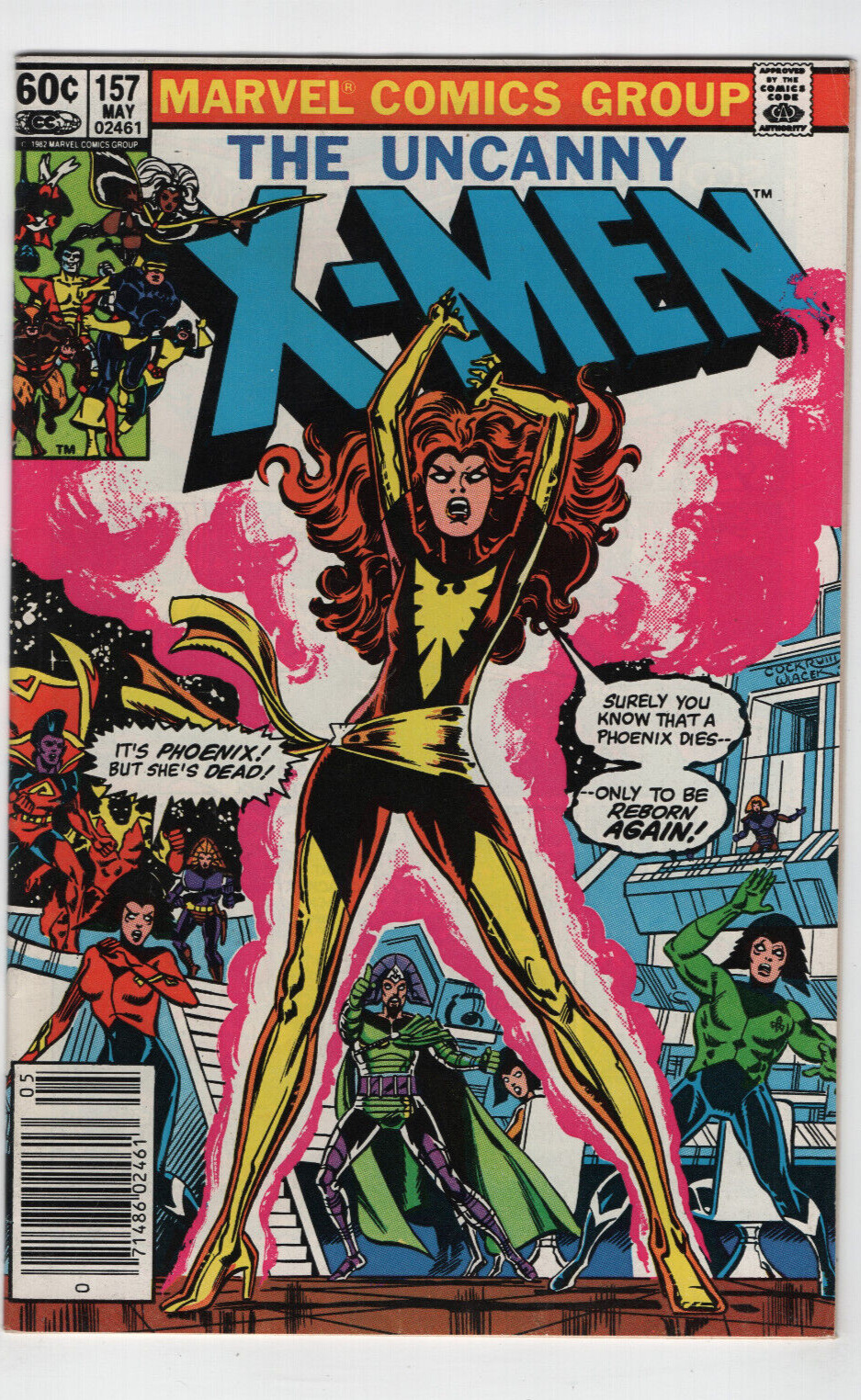 Uncanny X-Men #157 Dark Phoenix Cover 101 Newsstand Variant 1982 Marvel Comic