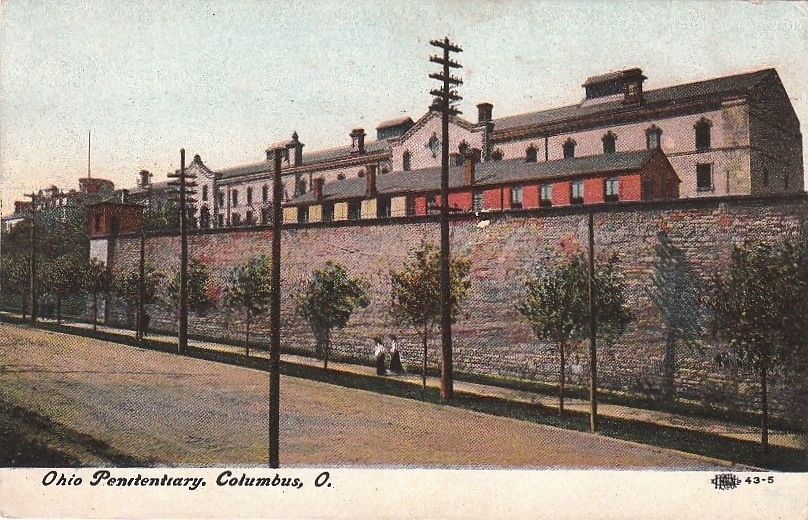  Postcard Ohio Penitentiary Columbus Ohio