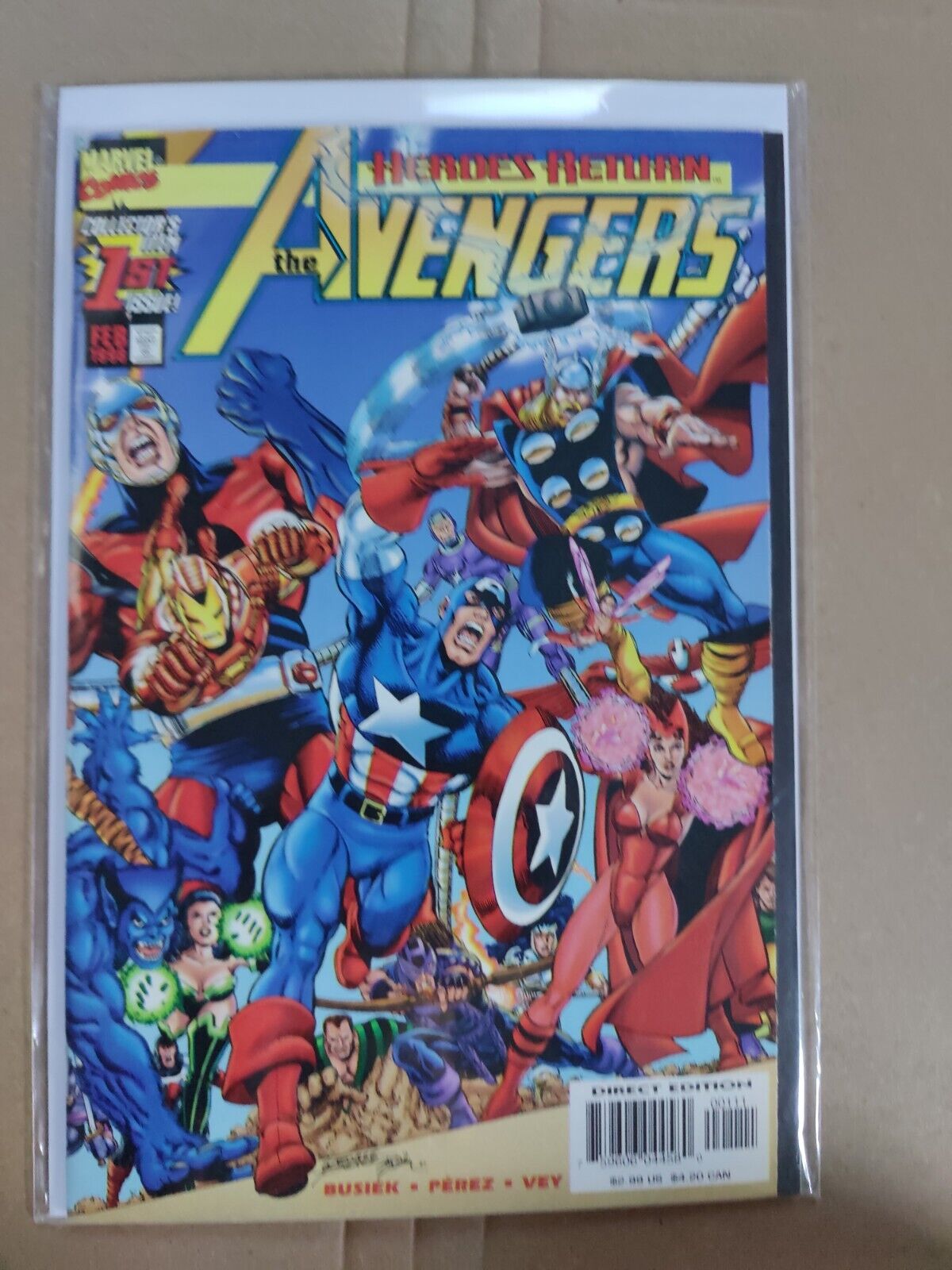 Avengers (1998 series) #1 VF/NM To NM NM Marvel George Perez 