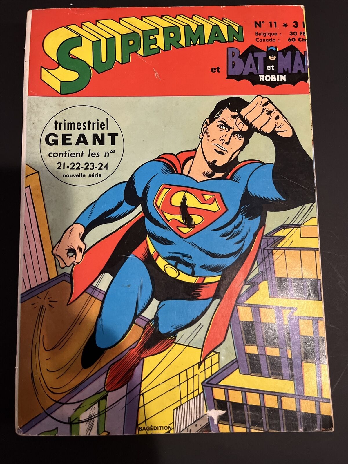 SUPERMAN ET BATMAN ET ROBIN TBP Issues 25,  26, 27, 28 - 1971