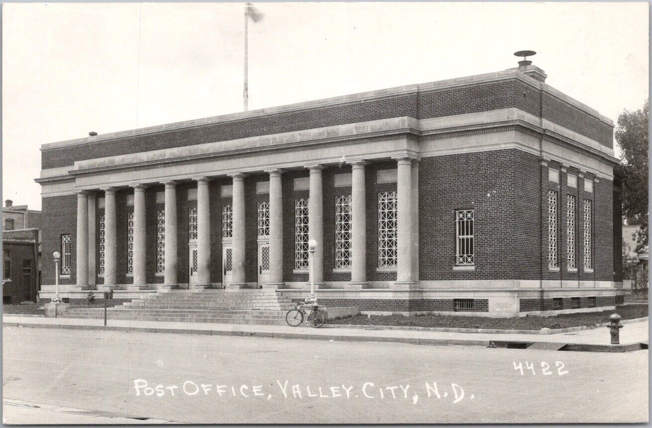 c1940s VALLEY CITY, North Dakota RPPC Photo Postcard \