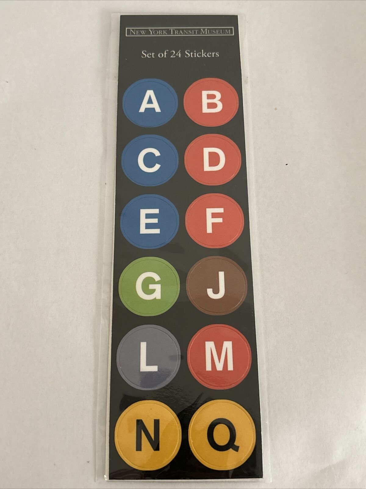 Nyc Subway Mta Set Of 24 Stickers 