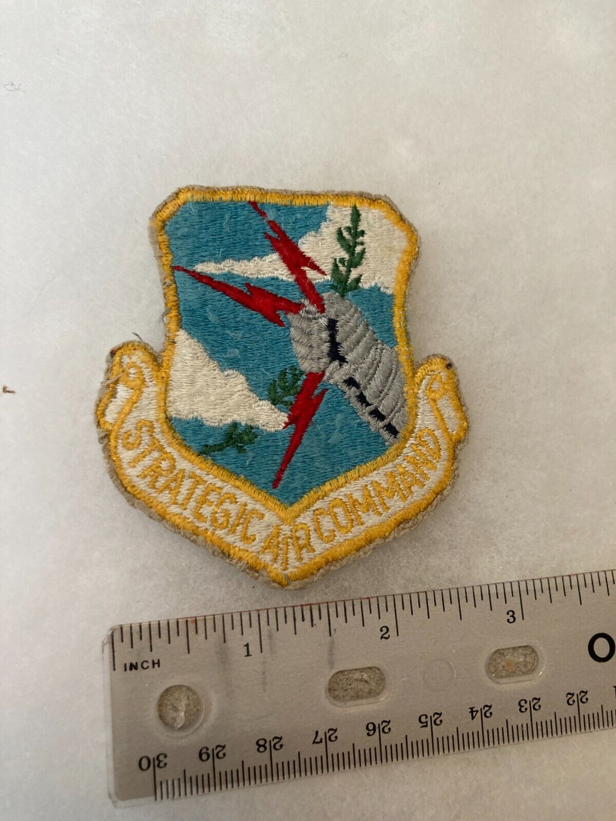 Authentic USAF Strategic Air Command Shoulder Sleeve Insignia SSI