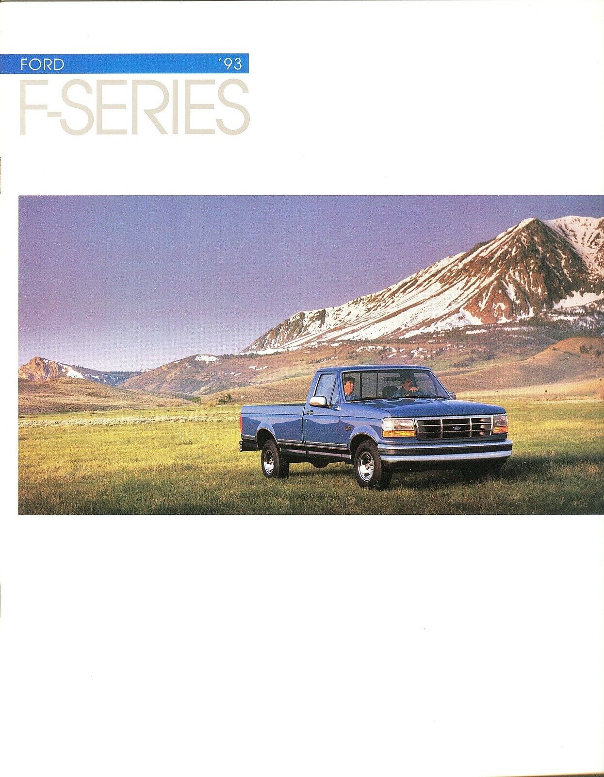 1993 Ford F-Series F-150 F-250 F-350 Pickup Truck Sales Brochure