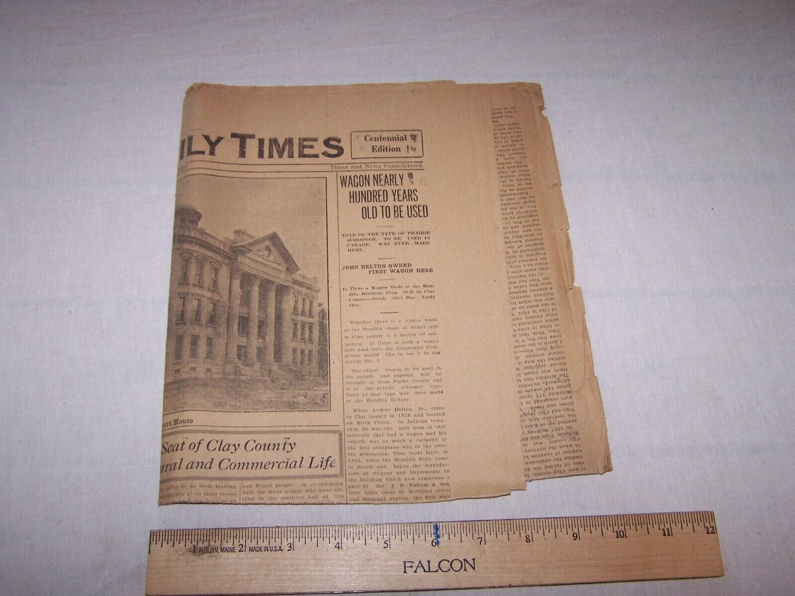 1925 September 28 Part 2- BRAZIL DAILY TIMES Newspaper - Hulman 7 Other Local Ad