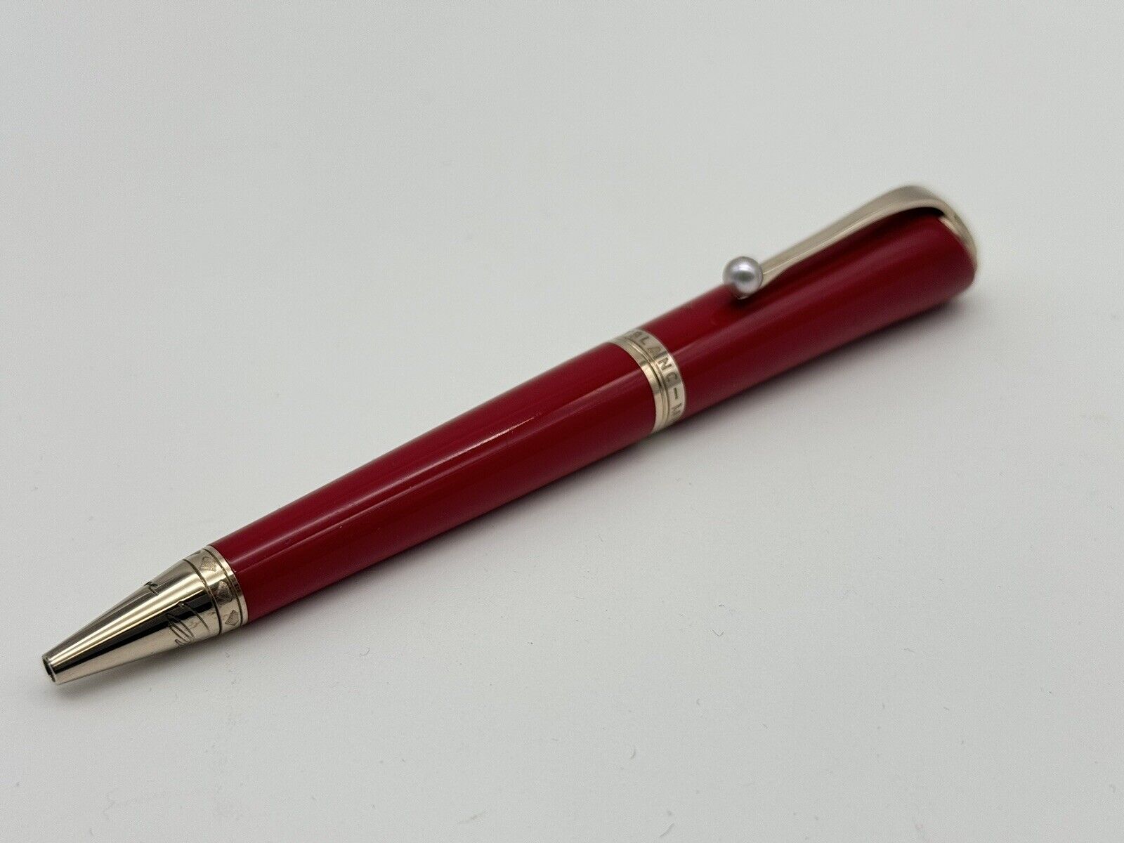 MONTBLANC MARILYN MONROE SPECIAL EDITION RED BALLPOINT PEN 100% GENUINE