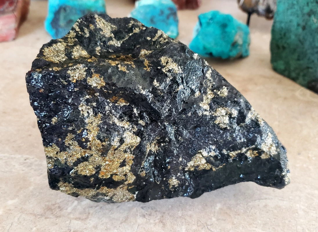 2370g Magnetite and Pyrite