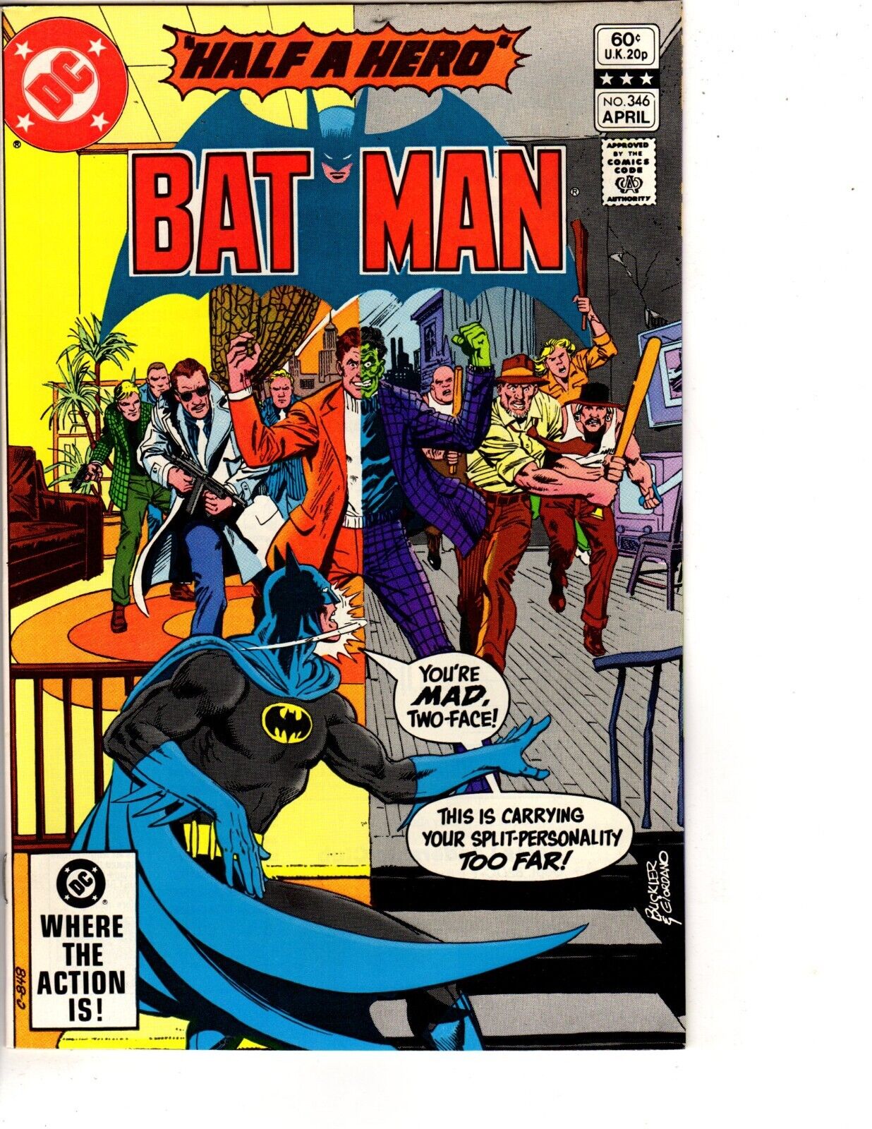 Batman # 346 (VF+ 8.5) 1982.  Higher Grade.  .