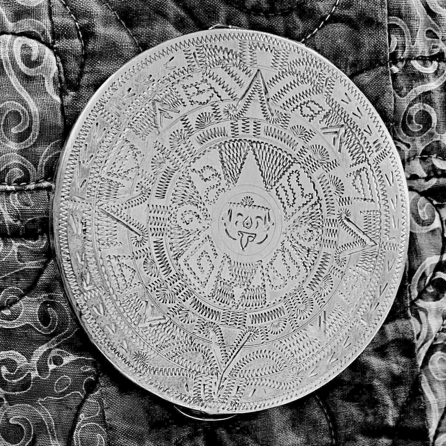 Vintage Mexican Sterling Silver Compact