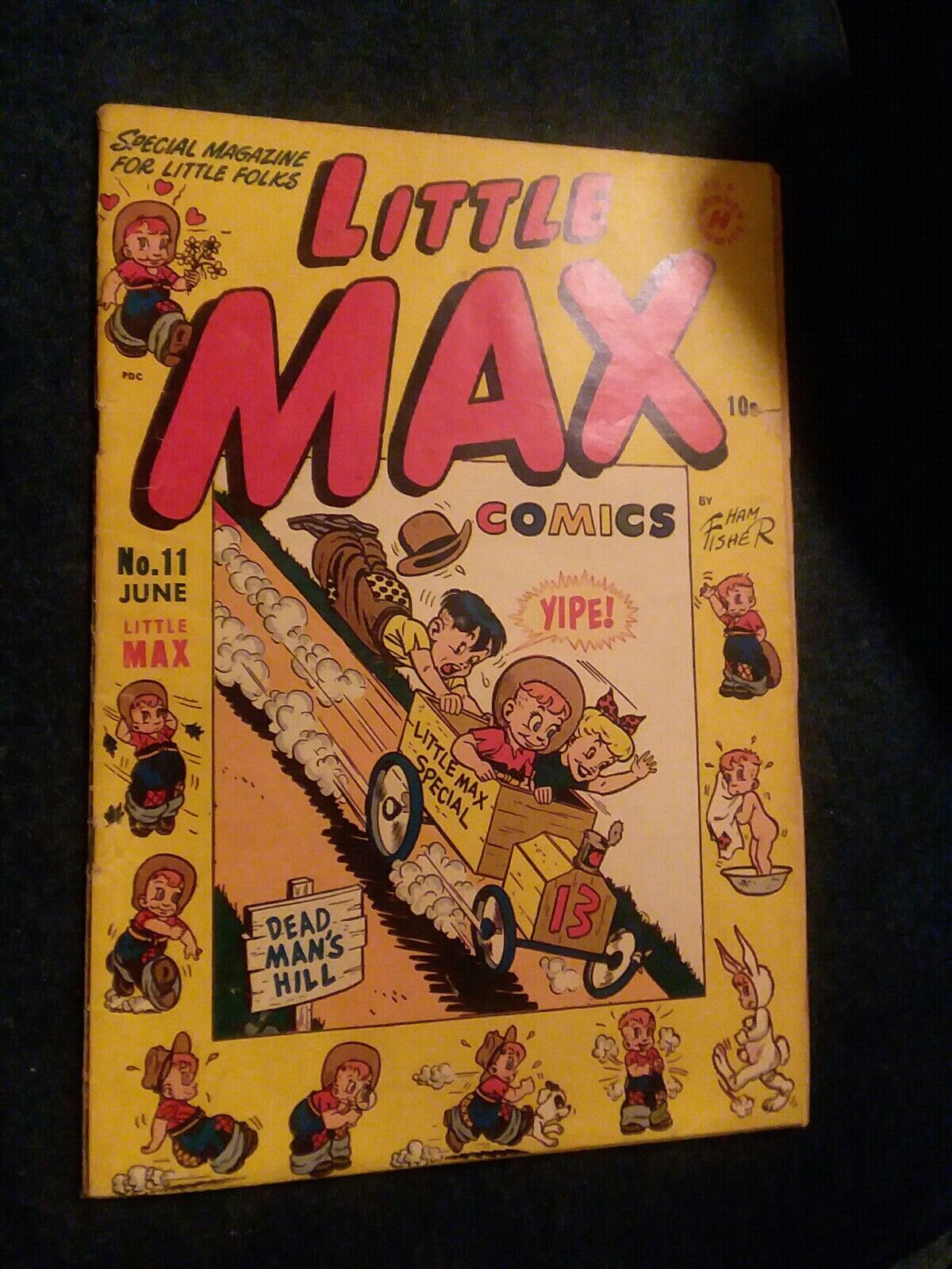 LITTLE MAX #11 harvey comics 1951 golden age joe palooka cartoon strip precode