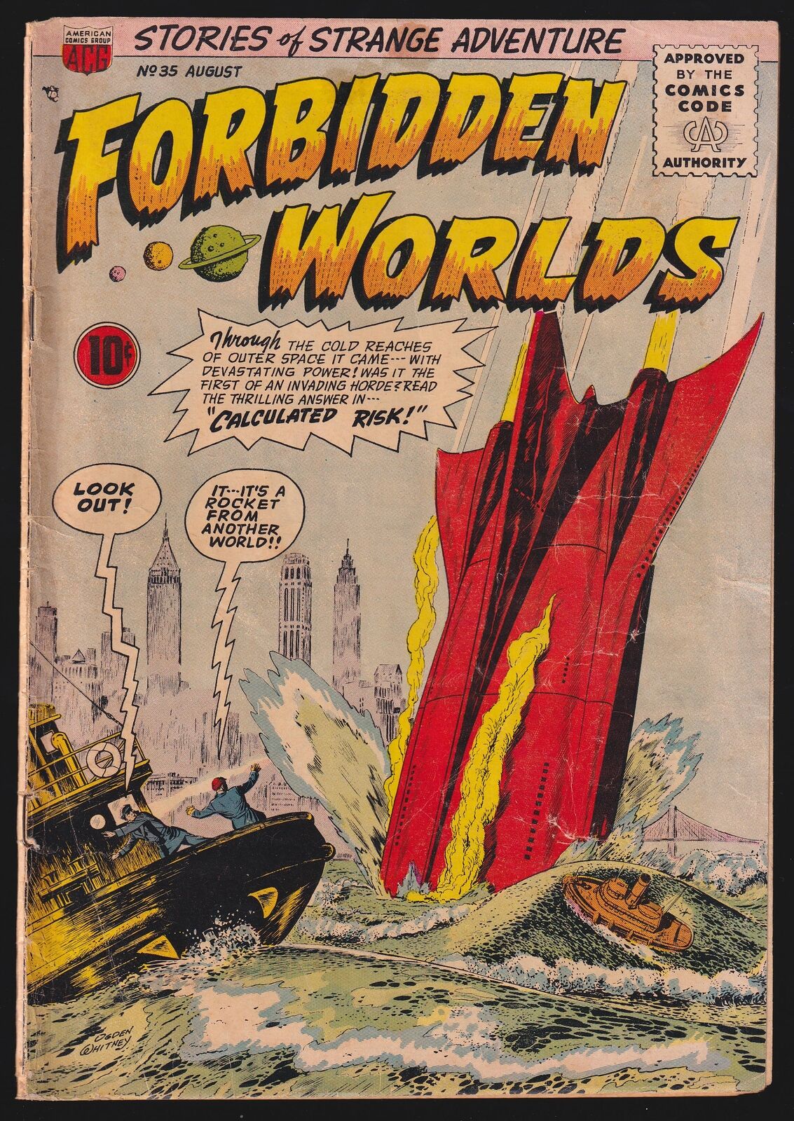 Forbidden Worlds #35 1955 ACG 4.0 Very Good comic Scarce