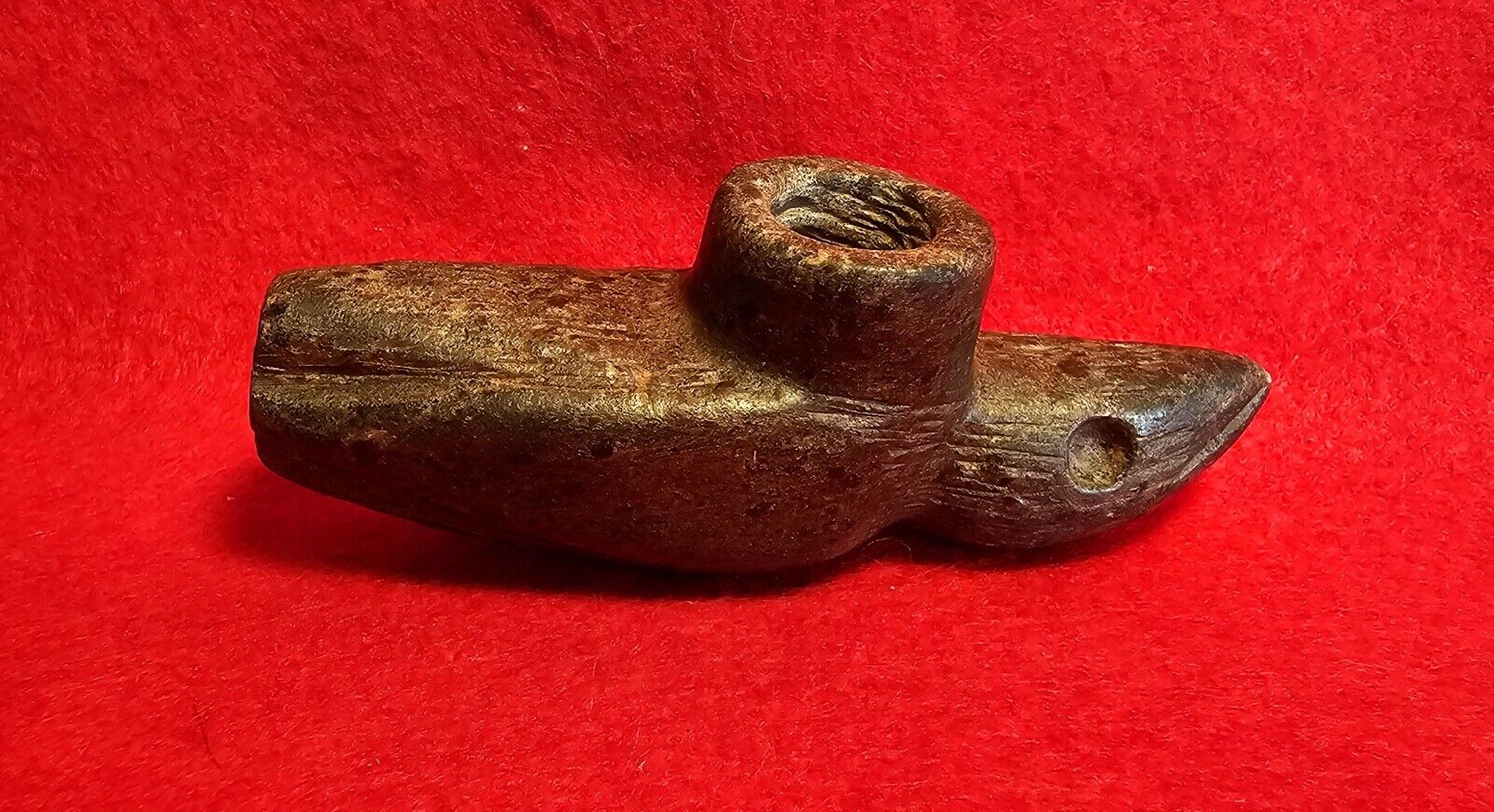 Vintage Stone Bird Pipe