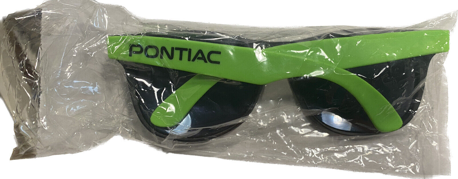 VTG Pontiac Promotional UV Sunglasses Neon Green, New Sealed, 1990’s A