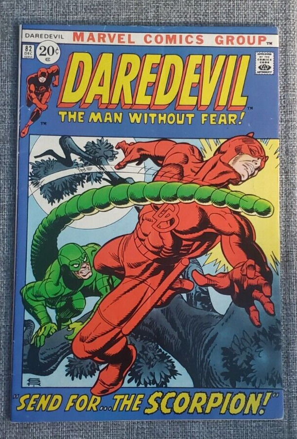 DAREDEVIL #82 SCORPION BLACK WIDOW TEAM UP 1971 KANE COLAN Marvel Comics FN+ 6.5