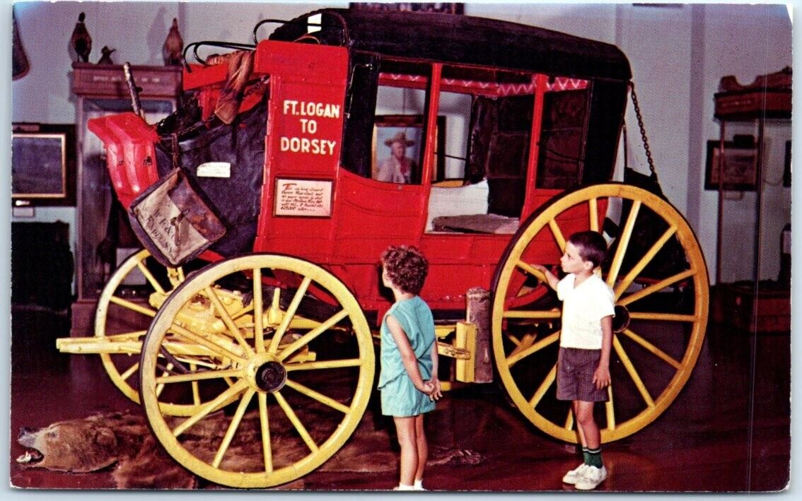 Postcard - Stagecoach - Montana