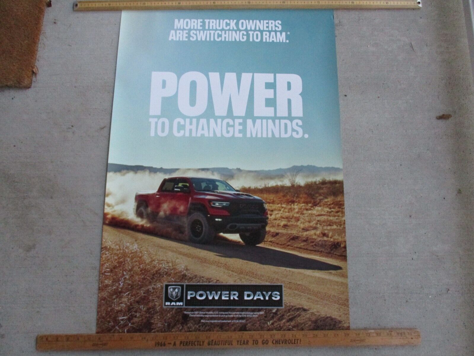 MoPar Poster - NEW - *RAM Power Datys\