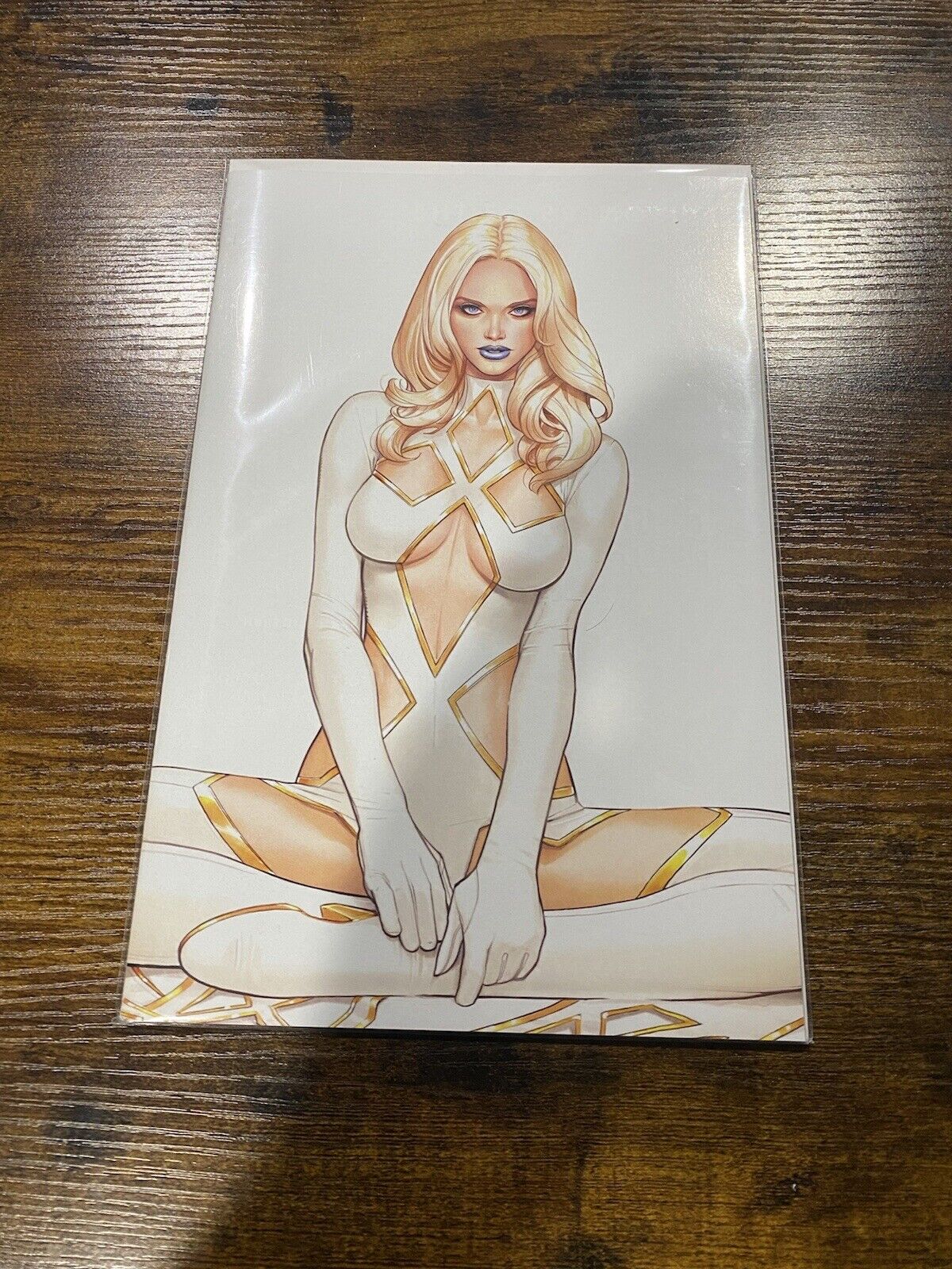AXE: JUDGMENT DAY 1 * NM+ * DAVID NAKAYAMA VIRGIN VARIANT EMMA FROST WHITE QUEEN