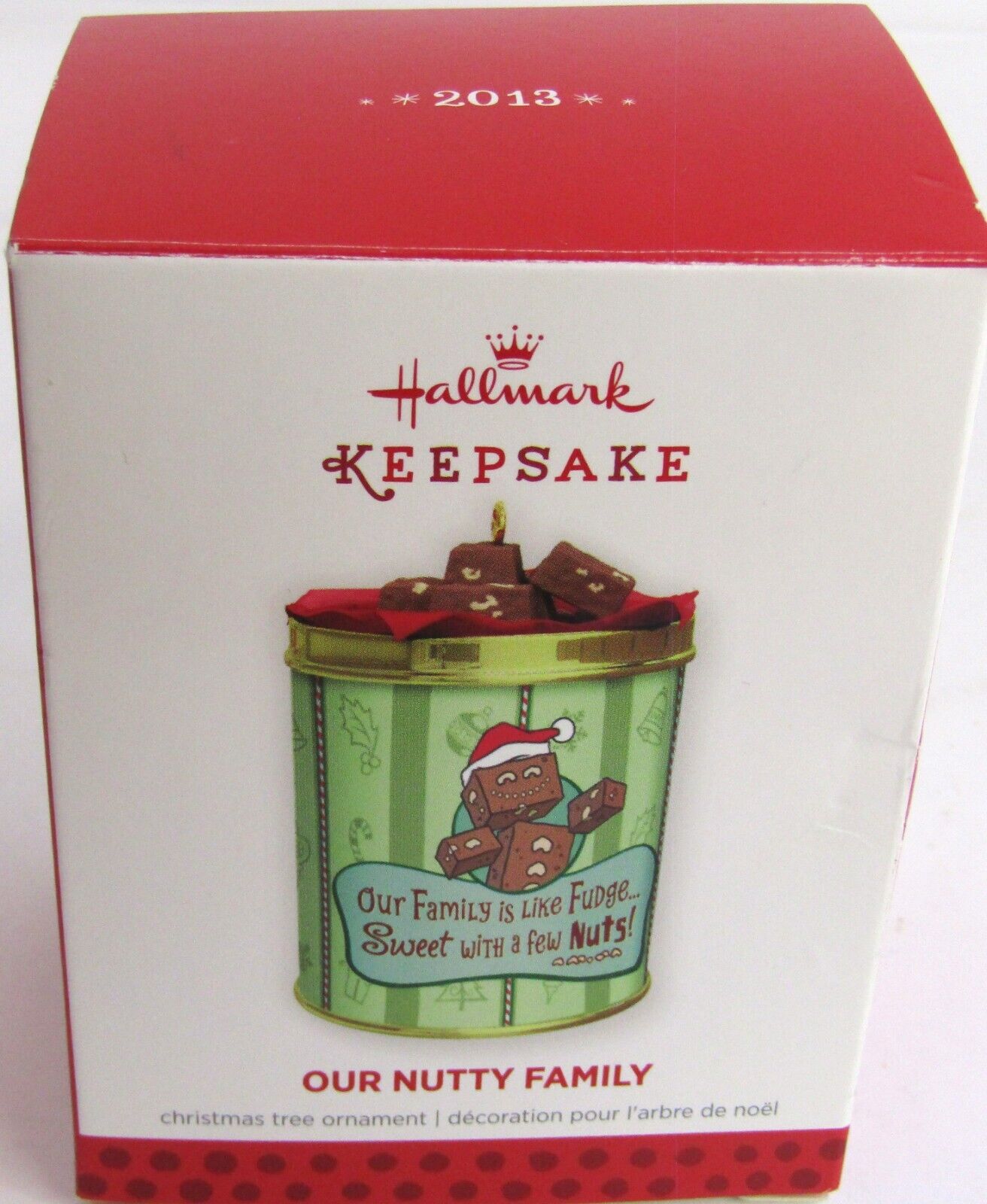 Hallmark Keepsake Christmas Tree Ornament, Our Nutty Family. NIB.