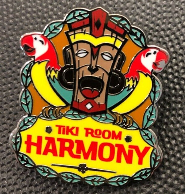 Disney pin 116222 Mascots Tiki Room Harmony mascot statue parrots jose pierre