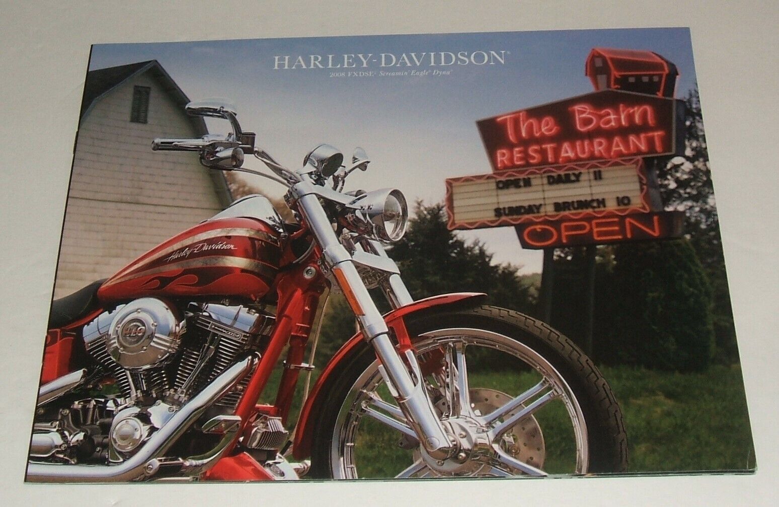 2008 Harley Cvo Dyna Screamin Eagle brochure Fxdse