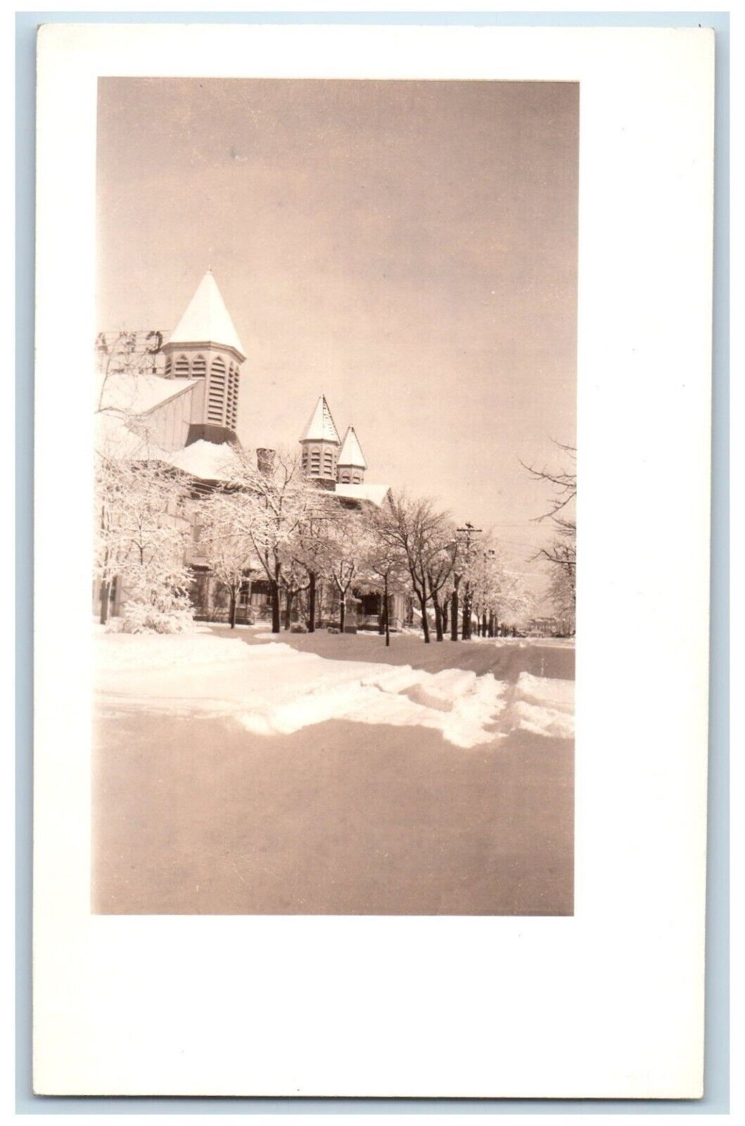 c1930\'s The Auditorium Ocean Grove New Jersey NJ Vintage RPPC Photo Postcard