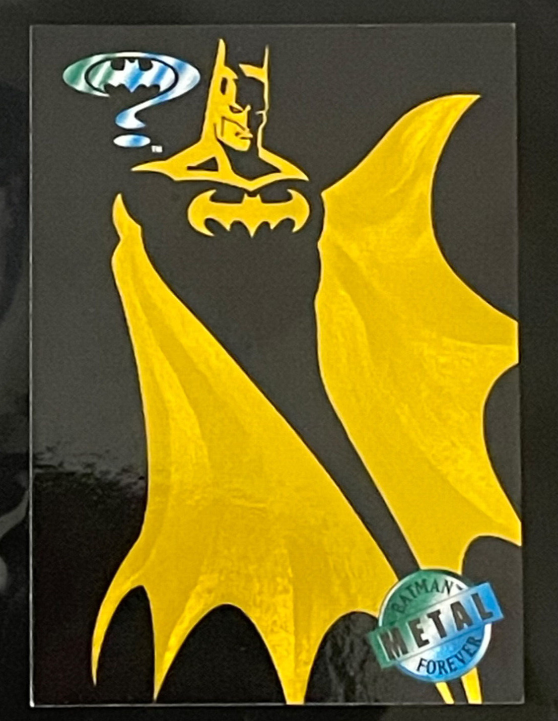 1995 Fleer Metal Batman Forever Gold Blaster Insert Card #1