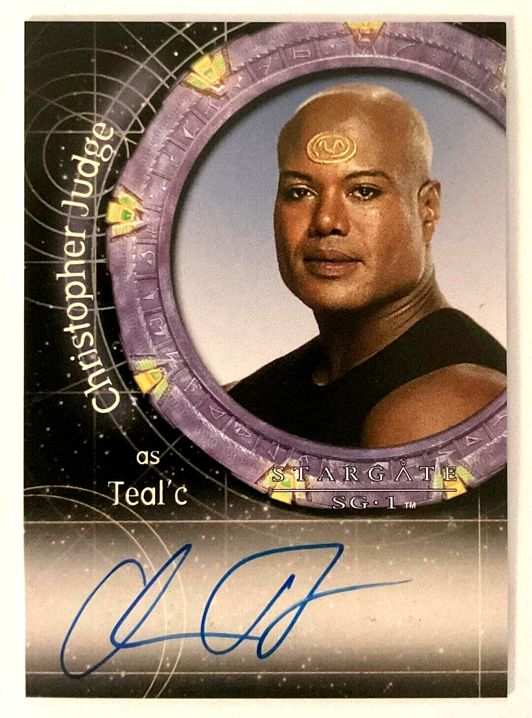 Stargate SG-1 Season 7 Autograph Card A61 Christopher Judge as Teal\'c