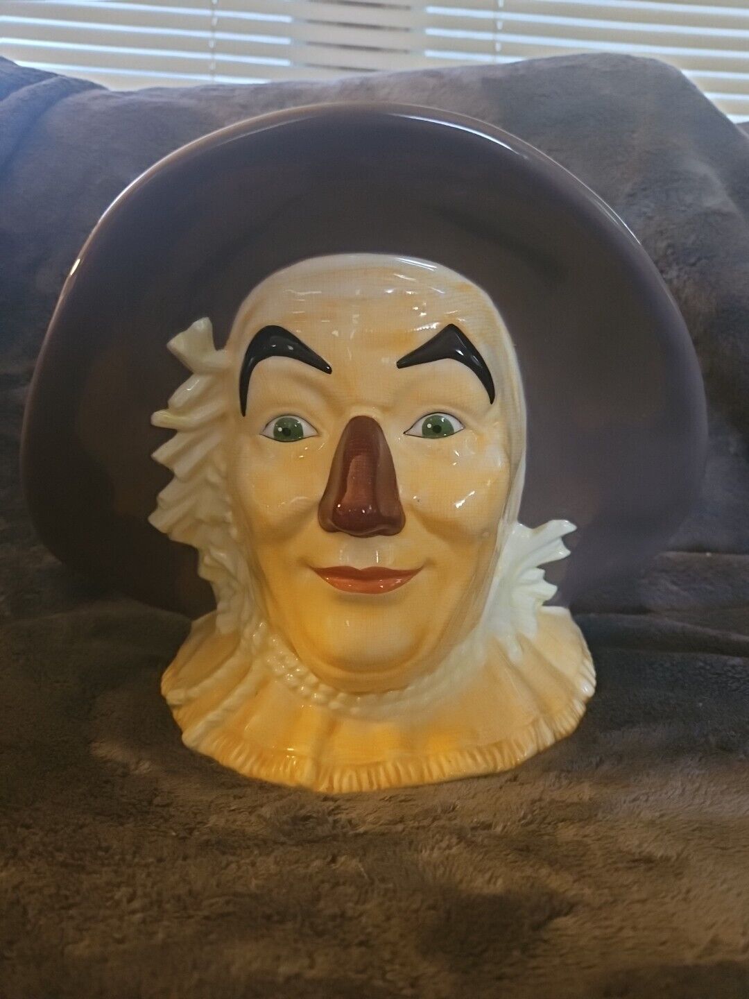 Rare Enesco 2001 ~ SCARECROW Cookie Jar ~ The Wizard of Oz ~ 857564 ~ MINT