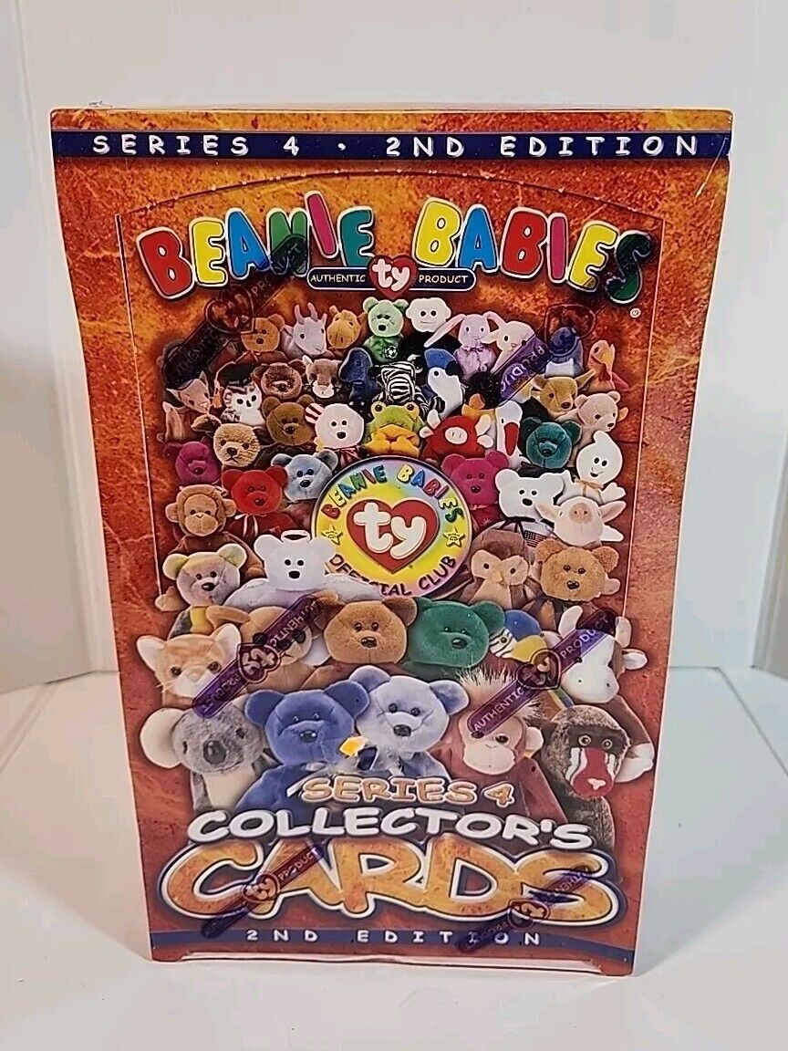 Vintage TY Beanie Babies Collectors Cards Series 4 2nd Edition 1999 New Sealed