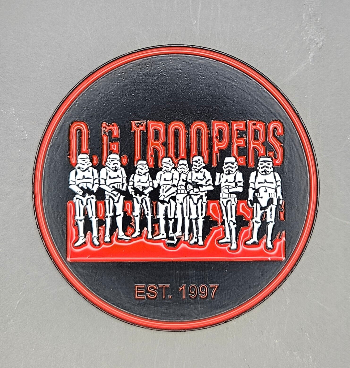 Star Wars 501st Legion O.G. Troopers 501st Squad V1 Black Challenge Coin